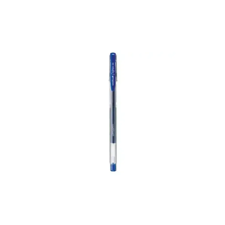 روان‌نویس آبی Uni-Ball UM-100 Signo با نوک 0.7mm، روان، خوش‌رنگ و مناسب برای نوشتارهای روزمره با جوهری شفاف و بادوام.